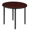 Regency Kee Folding Tables, 30 W, 30 L, 29 H, Wood, Metal Top, Mahogany TBF30RNDMHBK - alternate 1